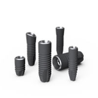 円筒形歯科インプラント - OsseoSpeed EV - DENTSPLY Implants GmbH - チタン製 / 内側 / 幅の狭い