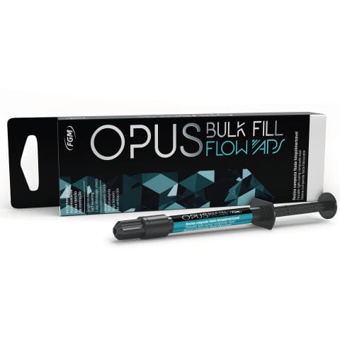 流動性コンポジット歯科材料 - Opus Bulk Fill Flow  - FGM Dental Products - 歯の修復用 / 奥歯 / 半透明