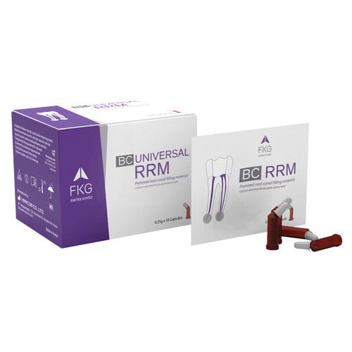 ヒドロキシアパタイト歯科材料 - BC UNIVERSAL RRM - FKG Dentaire - 根管充填 / 白 / 放射線不透過性