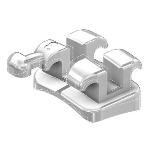 金属製矯正ブラケット - Mini Sprint® II - FORESTADENT BERNHARD FÖRSTER GMBH   - 小型 / カーブ状