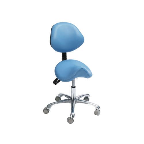 歯科用スツール - 338C stool - Foshan Anle Medical Apparatus - 高さ調節可能な / 背もたれ付き / キャスター付き