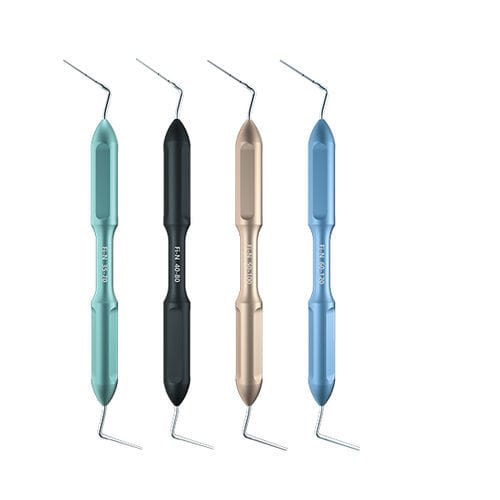 ダブル歯科用充填器具 - Fi-N DTE - Guilin Woodpecker Medical Instrument Co., Ltd.   - 歯の修復用 / ステンレススチール製 / NiTi