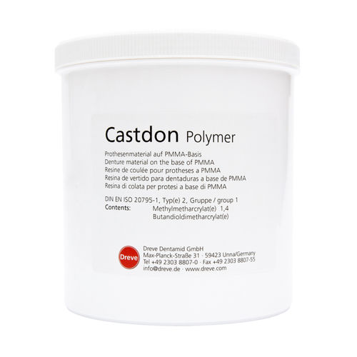 PMMA歯科材料 - Castdon - Dreve Dentamid GmbH   - 歯の修復用 / 粉末状
