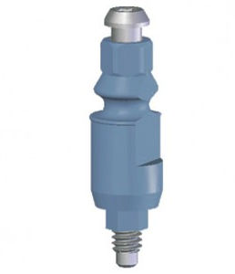 チタン製トランスファーアバットメント - TPI50 - EASY SYSTEM IMPLANT - ストレートタイプ / スクリュー