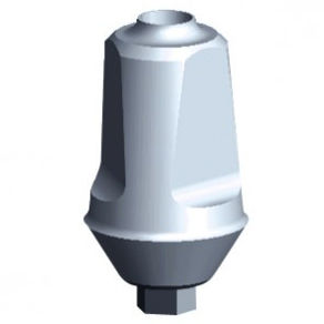 チタン製インプラントアバットメント - MDS50-750-HI - EASY SYSTEM IMPLANT - インターナル六角形 / ストレートタイプ
