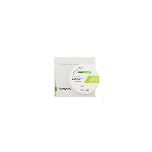 ジルコニア製歯科材料 - Zirtooth™ Multi NEO - HASS CORP   - 歯の修復用 / CAD/CAM / 歯冠用