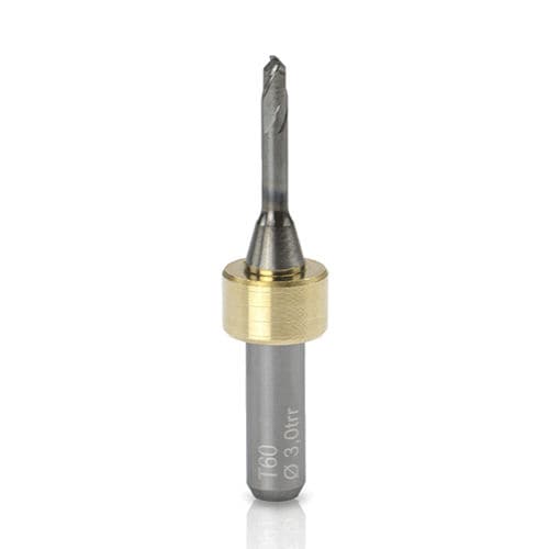 歯科用バー - T60 - imes-icore GmbH - 金属製 / 製粉 / 短い
