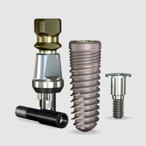 スクリュータイプ - REACTIVE™ - Implant Direct Europe - チタン製 / インターナル三葉形 / ストレートタイプ