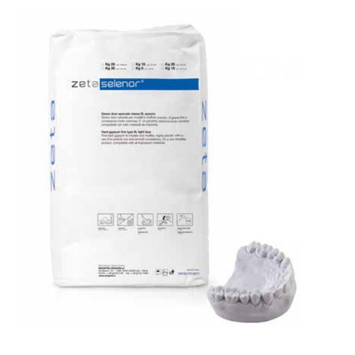 石膏歯科材料 - zeta selenor® - INDUSTRIA ZINGARDI SRL   - 歯科技工室用 / 模型作成用 / 粉末状
