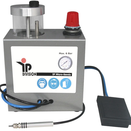 空気圧式サンドブラスタ－ - IP Sandy Micro - IP Division (IP Dent) Technische Produkte GmbH - 1タンク / 精密 / 移動式