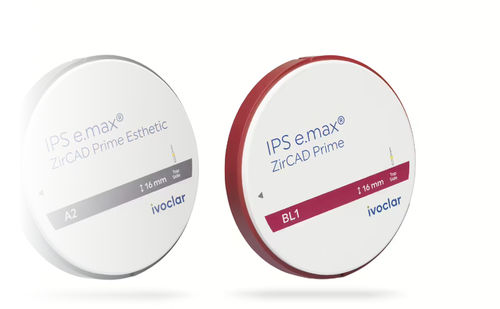 ジルコニウム製歯科材料 - IPS e.max ZirCAD Prime - Ivoclar Vivadent - 歯の修復用