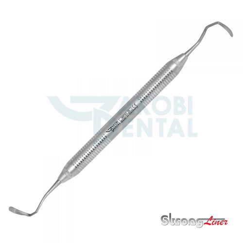 曲がった洞房用エレベーター - Jakobi Dental GmbH - ダブル / 人間 / ステンレススチール製
