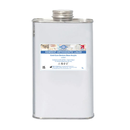 アクリル製歯科材料 - ACR957 - KEMDENT ASSOCIATED DENTAL PRODUCTS LTD   - 歯列矯正 / 歯科技工室用 / 液体
