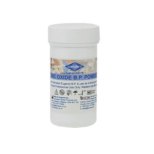 酸化亜鉛歯科材料 - LAB021 - KEMDENT ASSOCIATED DENTAL PRODUCTS LTD   - 歯の修復用 / 歯列矯正 / 粉末状