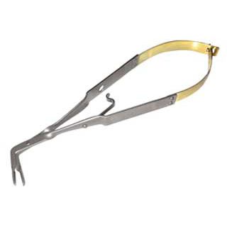 歯冠把持用鉗子 - 75-SP/L - Laschal Surgical, Inc.   - 歯列矯正用リング除去 / カーブ