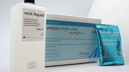 歯科技工室用歯科材料 - ventura high vest superfine - MADESPA S.A.   - 義歯用 / 粉末状