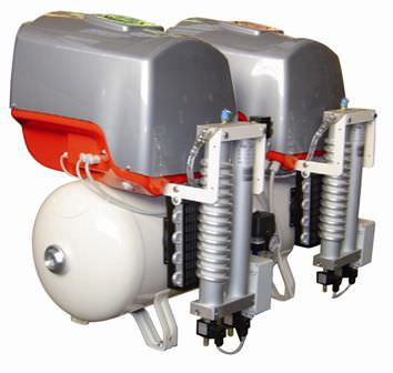 歯科コンプレッサー - SKY 100/30 TANDEM PRIME M - MGF Compressors - 医療用 / メンブレン / 6つ