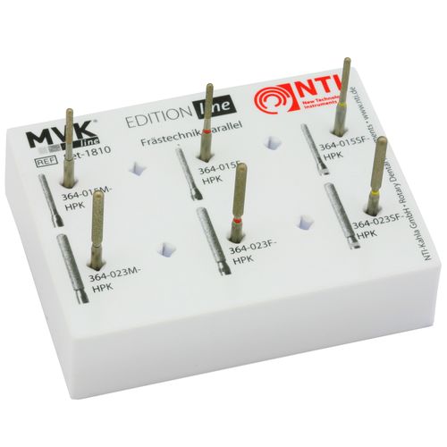 歯科技工所用バー - Parallel-Set - MVK-line - ダイアモンド / 平行