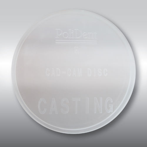 PMMA歯科材料 - CASTING  DISC - POLIDENT d.o.o.   - CAD/CAM / 金属鋳造用 / 製粉