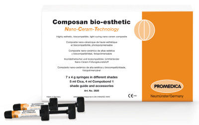 コンポジット歯科材料 - Composan bio-esthetic - Promedica Dental Material GmbH   - 歯の修復用 / 前歯 / 半透明