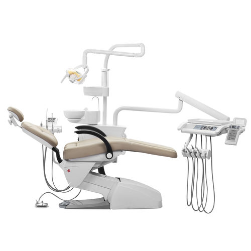 椅子付き歯科ユニット - CARE-11 D - Runyes Medical Instrument Co., Ltd. - モニター付き / デリバリーシステム付き / 照明付き