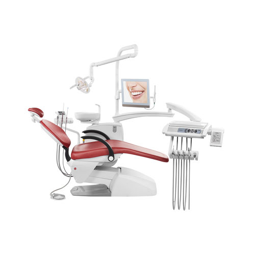 椅子付き歯科ユニット - CARE-22 D - Runyes Medical Instrument Co., Ltd. - モニター付き / デリバリーシステム付き / 照明付き