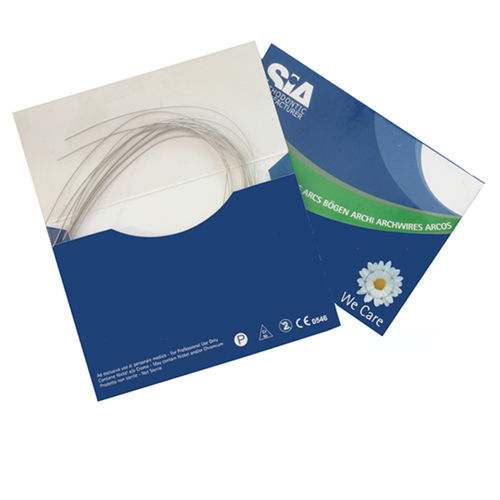 熱歯科矯正用ワイヤー - A34-12ZZUP-0 - SIA ORTHODONTIC MANUFACTURER - 円形 / 長方形 / NiTi