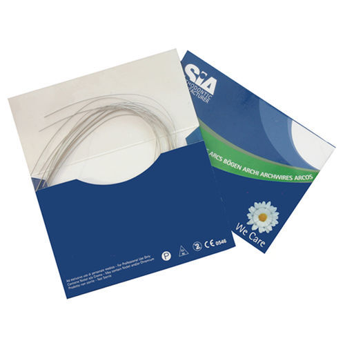 円形歯科矯正用ワイヤー - A35-16ZZUP-0 - SIA ORTHODONTIC MANUFACTURER - チタン製