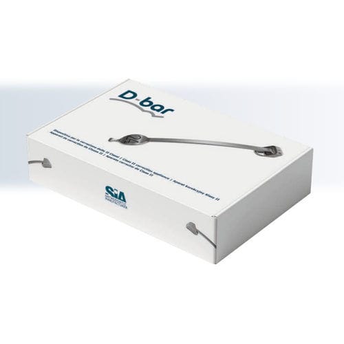 金属製矯正ブラケット - D-bar - SIA ORTHODONTIC MANUFACTURER - 小型 / カーブ状 / 直接接合