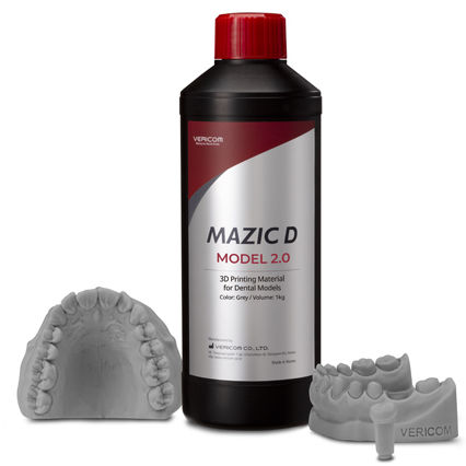 樹脂製歯科材料 - MAZIC D  2.0 - VERICOM Co., Ltd.   - 3Dプリント用 / 歯列矯正 / 模型作成用