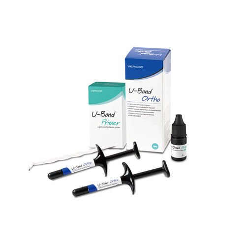 矯正ブラケット用歯科用接着材 - U-Bond Ortho - VERICOM Co., Ltd.   - セラミック用 / 金属用 / 光重合性
