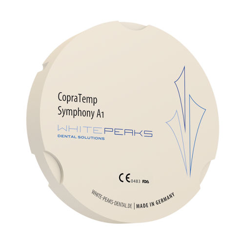PMMA歯科材料 - CopraTemp Symphony 95 - Whitepeaks Dental Solutions GmbH - 歯の修復用 / 歯冠用 / 歯科用ブリッジ用