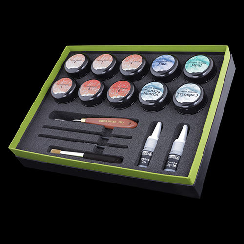セラミック製歯科材料 - Set Fresco Essential - Zirkonzahn - 被覆冠用 / 歯肉 / ゲル