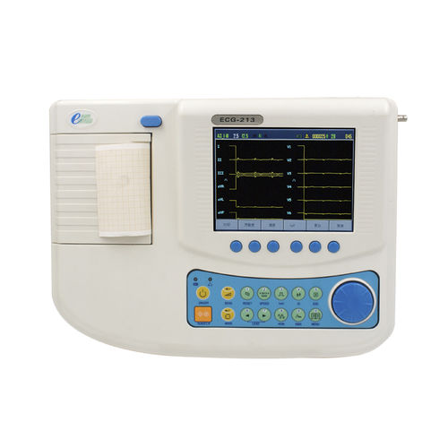 休息用心電計 - ECG-213 - Shenzhen Bestman Instrument - 3チャンネル / デジタル式 / 印刷機能付き
