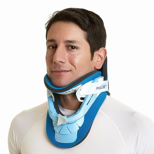 剛性頚部カラー - PROGLIDE 172 - RSLSteeper - D (12 cm) / 胸部ベース付 / 大人用