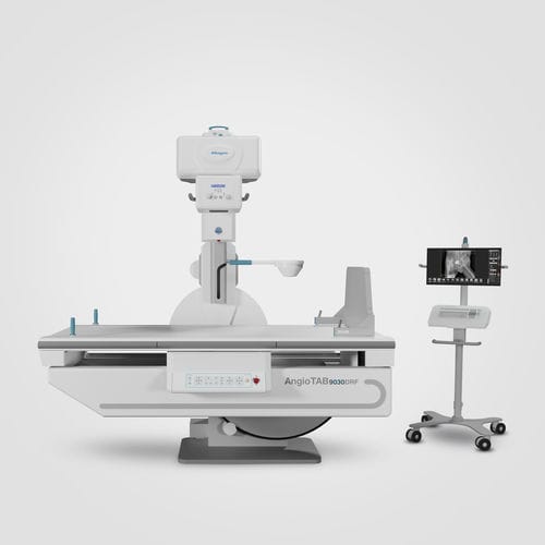 デジタルX線透視装置 - AngioTab 9030 DRF - Allengers Medical Systems - 診断用X線透視用 / 多目的X線撮影用 / 傾斜台付き