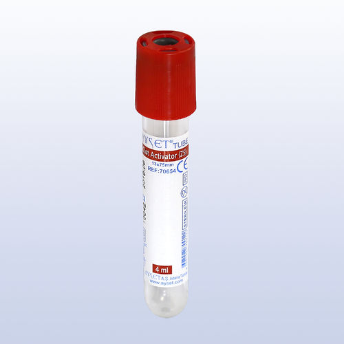 研究所用採取チューブ - 81185 - AYSET TIBBI ÜRÜNLER VE PLASTIK TEKSTIL ELEKTRONIK GIDA TEMIZLIK MADDELERI SAN AS - 円筒形 / 全血 / PET