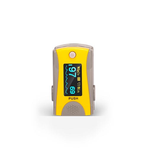 指先パルスオキシメータ - M70 - Guangdong Biolight Meditech - コンパクト / OLED / 黄色