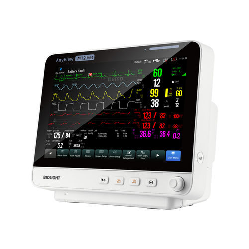 コンパクトマルチパラメータモニター - M12 Vet - Guangdong Biolight Meditech - 獣医用 / ワイヤレス