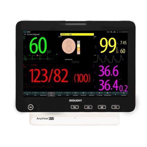 コンパクト患者モニター - G12 - Guangdong Biolight Meditech - ECG / USB接続