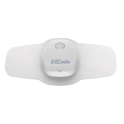 ウェアラブルデバイス患者モニター - EzCardio - CAREWELL - ECG / 自宅療養用 / ワイヤレス
