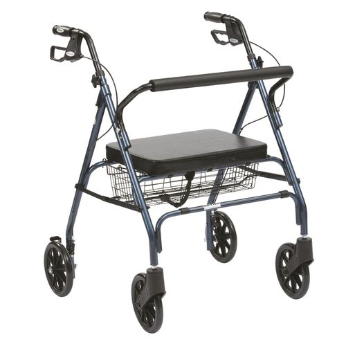4輪歩行車 - 10215RD-1 - Drive DeVilbiss Europe - 肥満治療用 / 座席付き / 高さ調節可能