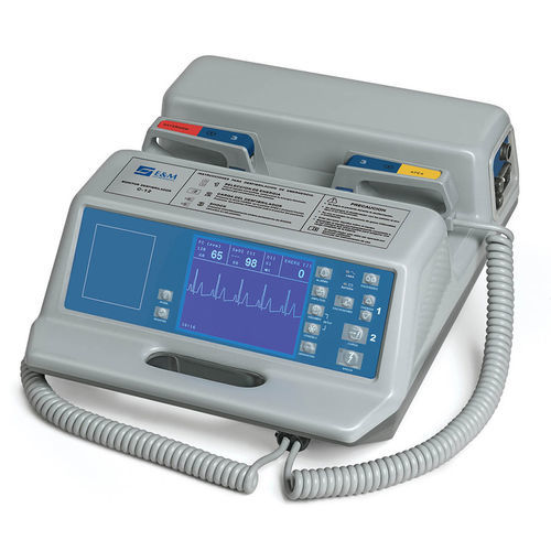 手動体外式除細動器 - C-12S - E & M Electromedicina  - SpO2・ECGモニター付