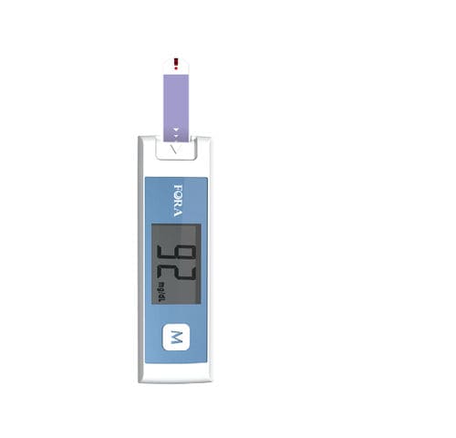 GOD血糖測定器 - COMFORT plus mini - ForaCare Suisse AG - 病院用 / コーディング無し / 穿刺器具付き