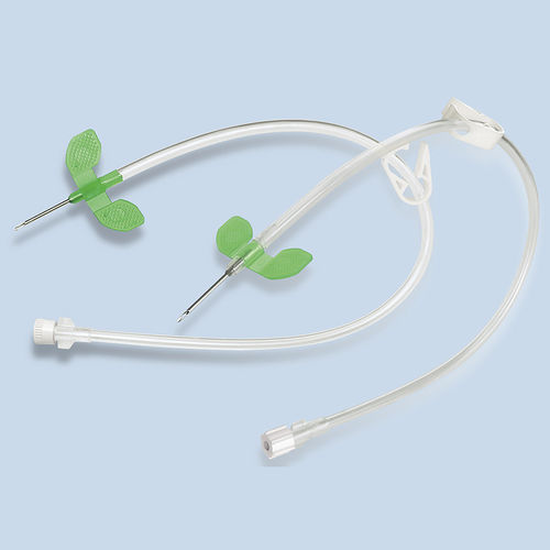 動静脈注射(瘻孔)針 - FN-1512S - Guangdong Baihe Medical Technology - 穿刺 / 安全機構付き / 翼付き