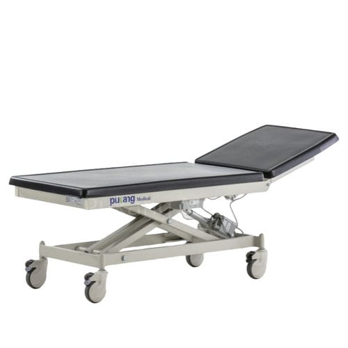 大人用診察台 - DB-40(C1) - Hebei Pukang Medical Instruments - 電動式 / 高さ調節可能な / 背もたれ調節可能な