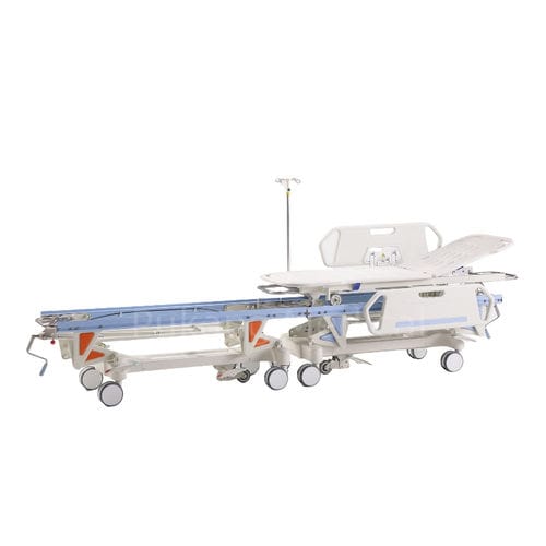 輸送用ストレッチャー - E-4 - Hebei Pukang Medical Instruments - 患者移送用 / 手動式 / 高さ調節可能な