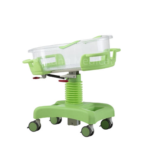 高さ調節可能な病院用バシネット - B-46 - Hebei Pukang Medical Instruments - トレンデレンブルグ体位 / 逆トレンデレンブルグ体位 / キャスター付き