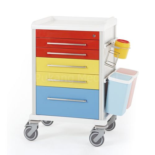 医療用台車 - F-60 - Hebei Pukang Medical Instruments - 麻酔 / 多目的 / 輸送用