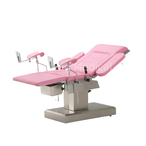 婦人科用診察台 - B-45 - Hebei Pukang Medical Instruments - 手動式 / 高さ調節可能な / 背もたれ調節可能な